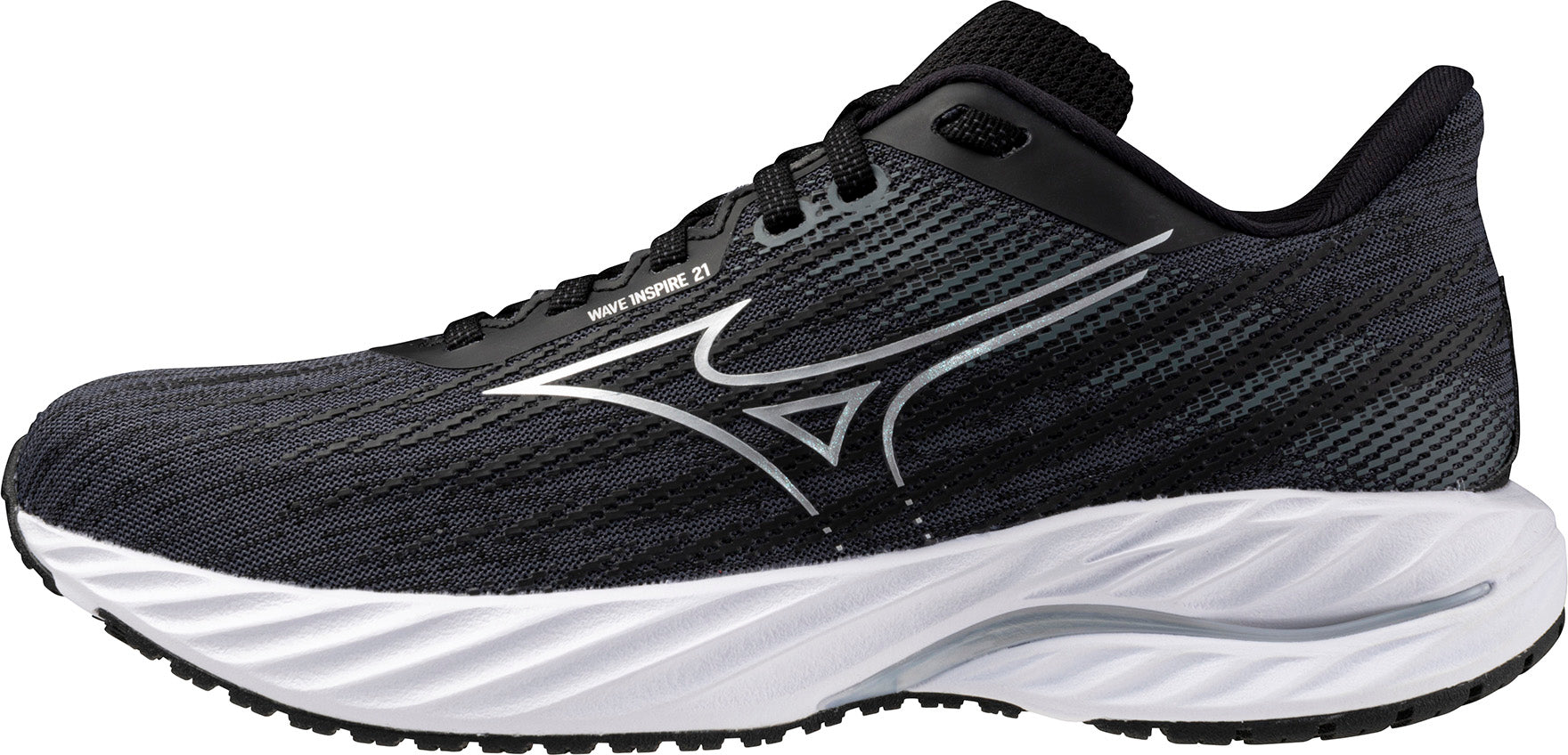 Mizuno Wave Inspire 21 Womens Running Shoes Black Start Fitness