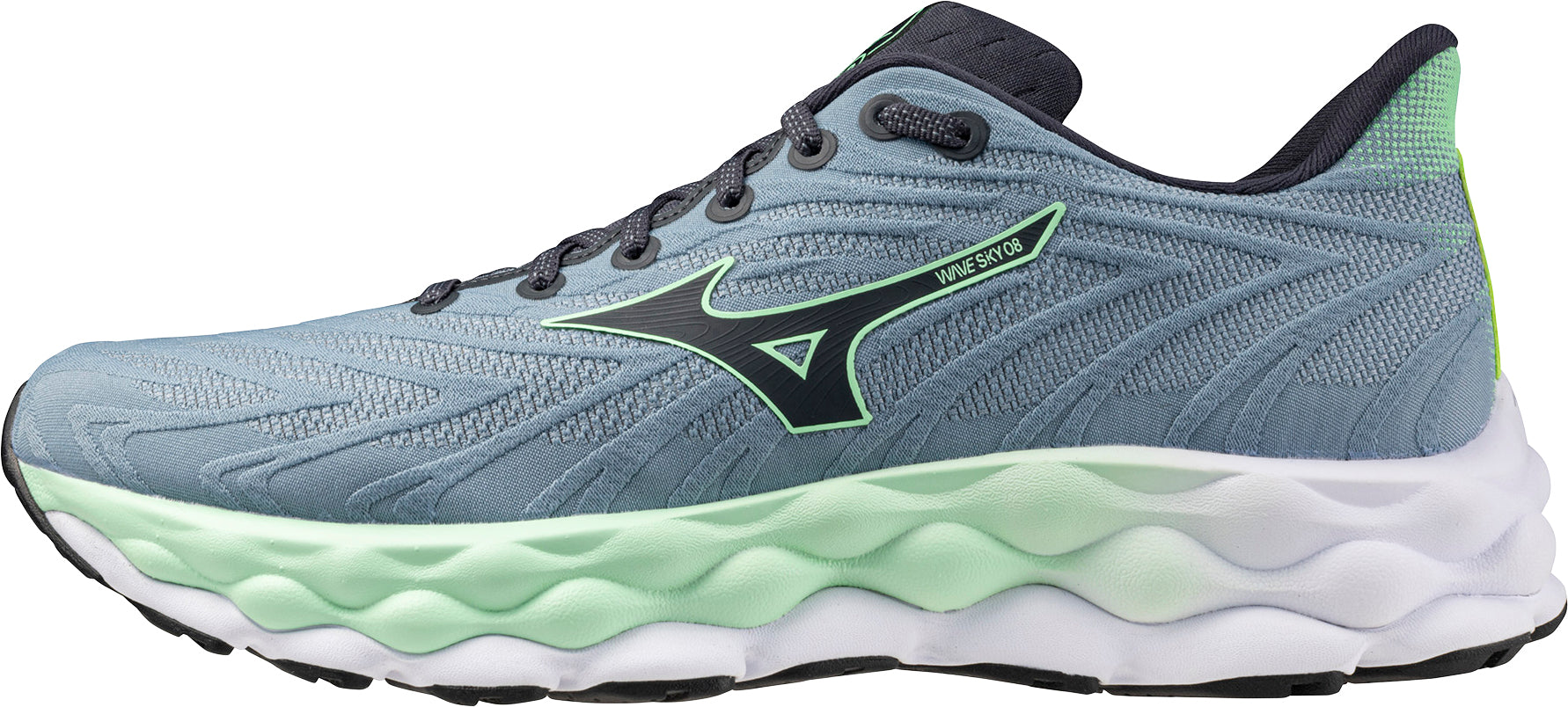 Mizuno Wave Sky 8 Mens Running Shoes - Blue – Start Fitness