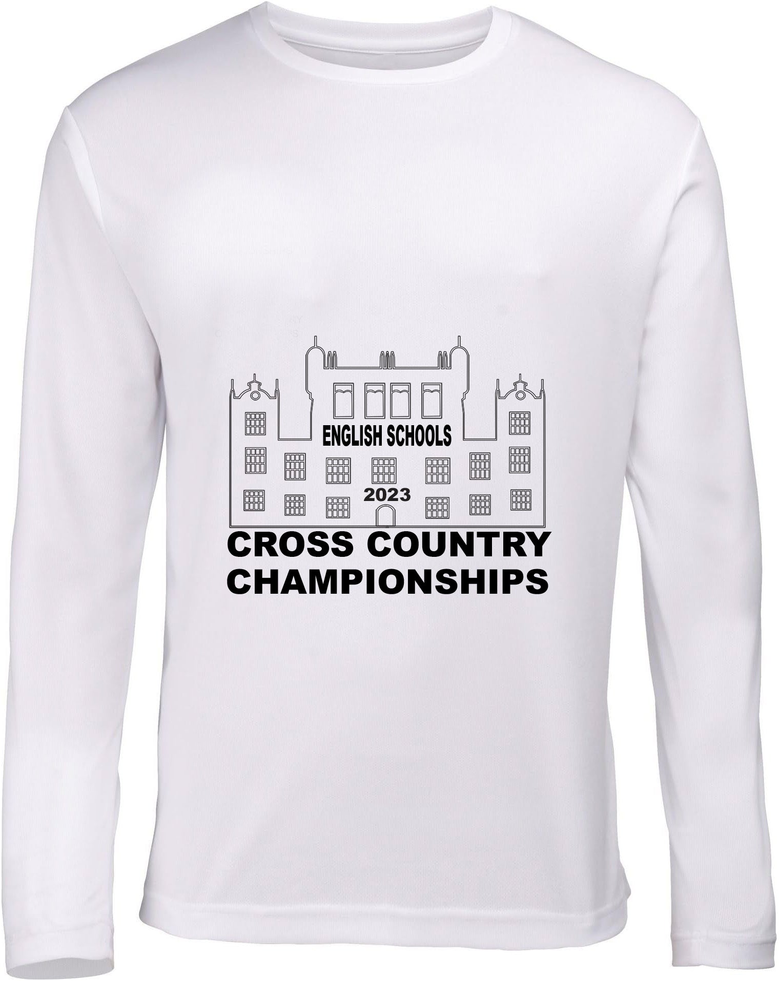 More Mile Vision ESAA Championships 2023 Mens Running Top White