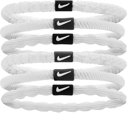 Nike Flex (6 Pack) Hair Ties - White