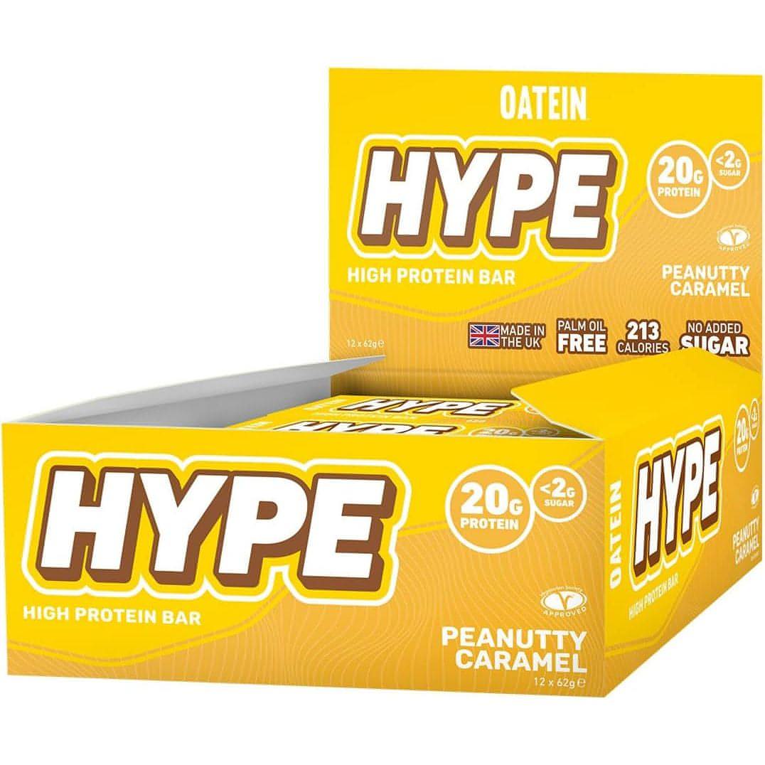 Oatein Hyper Protein Bar Box Peanutty Caramel
