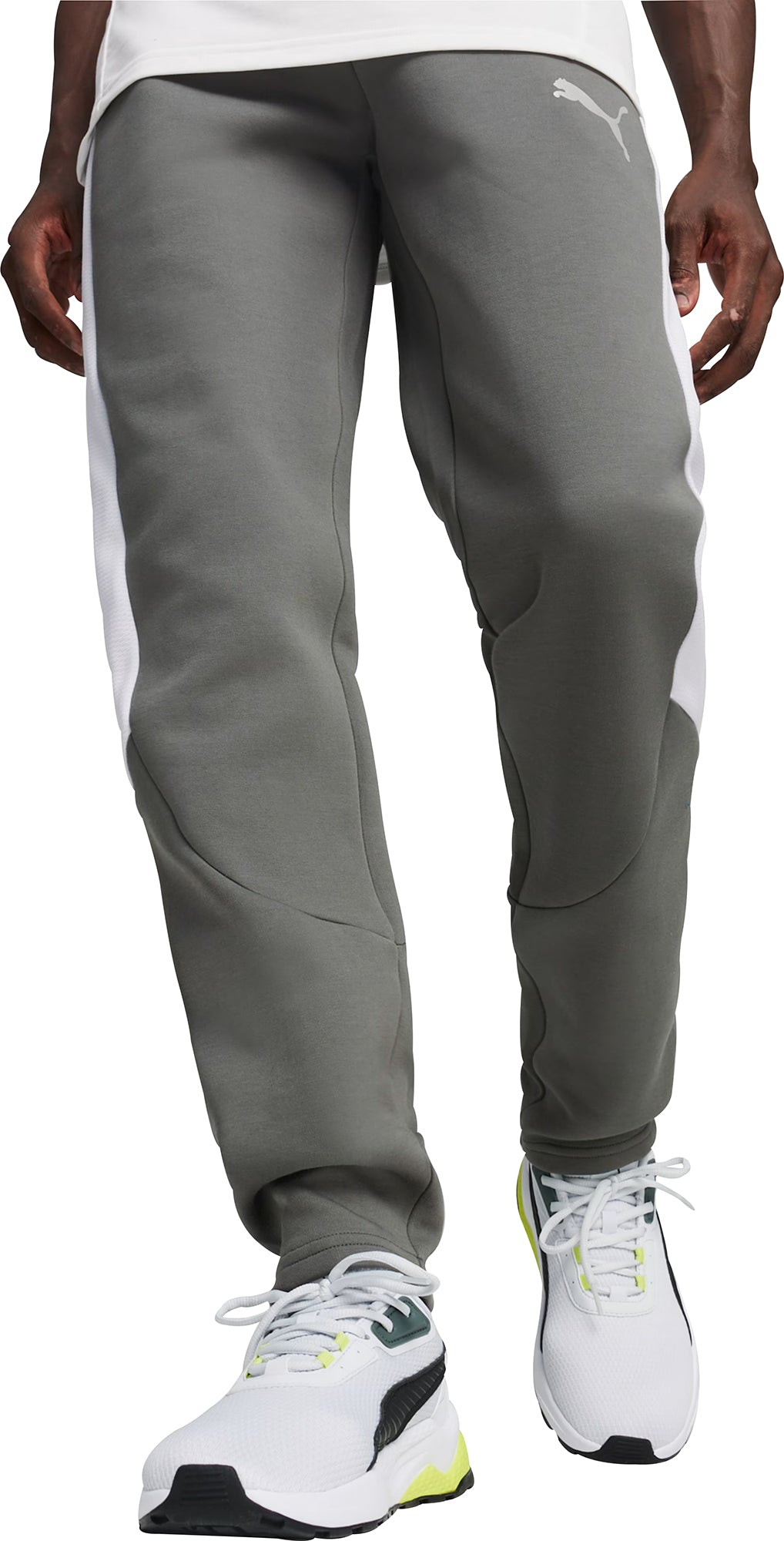 Puma EvoStripe Mens Training Joggers Grey – Start Fitness