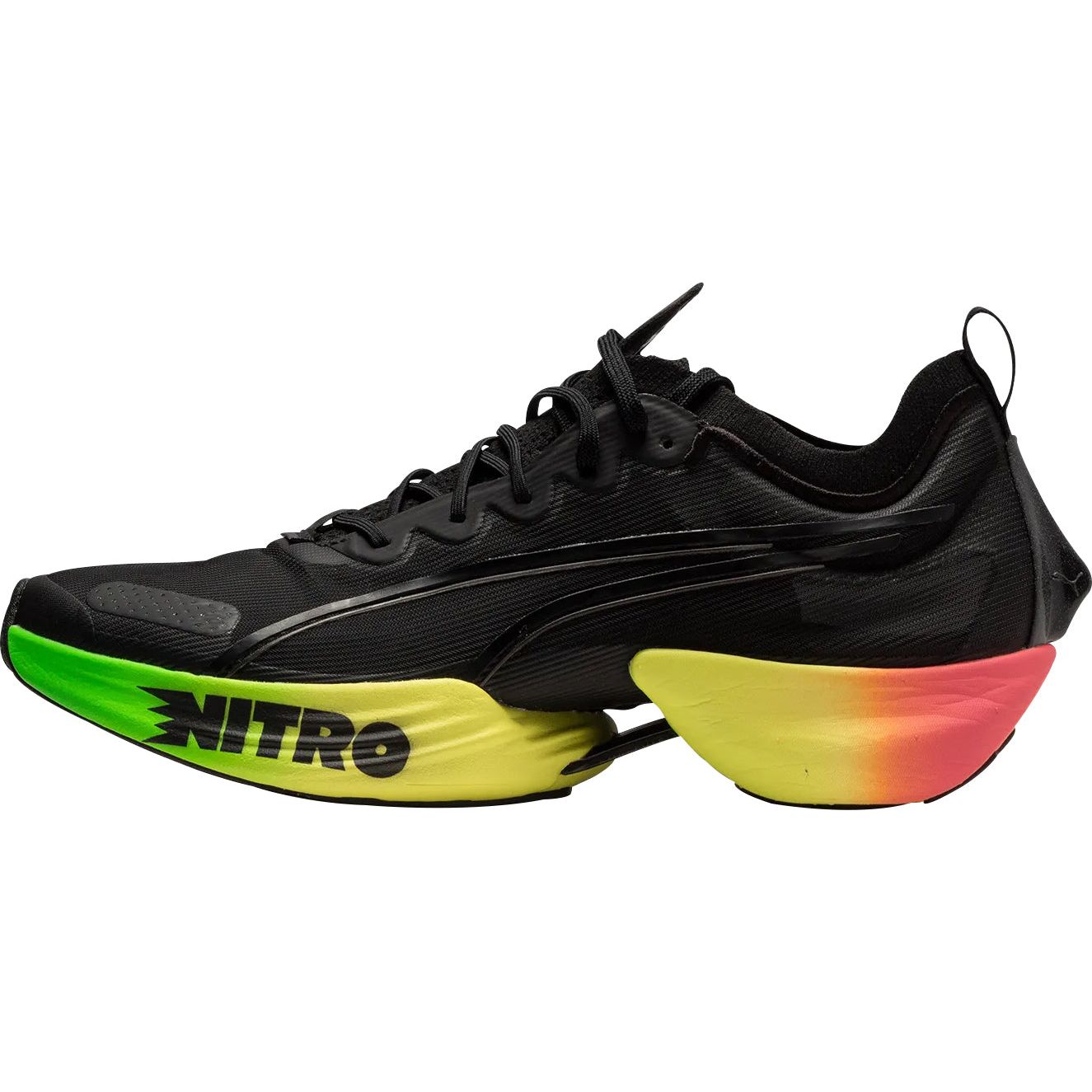 Puma Fast-R Nitro Elite Mens Running Shoes - Black + Free Pair of Socks (Sizes 6.5 - 11)