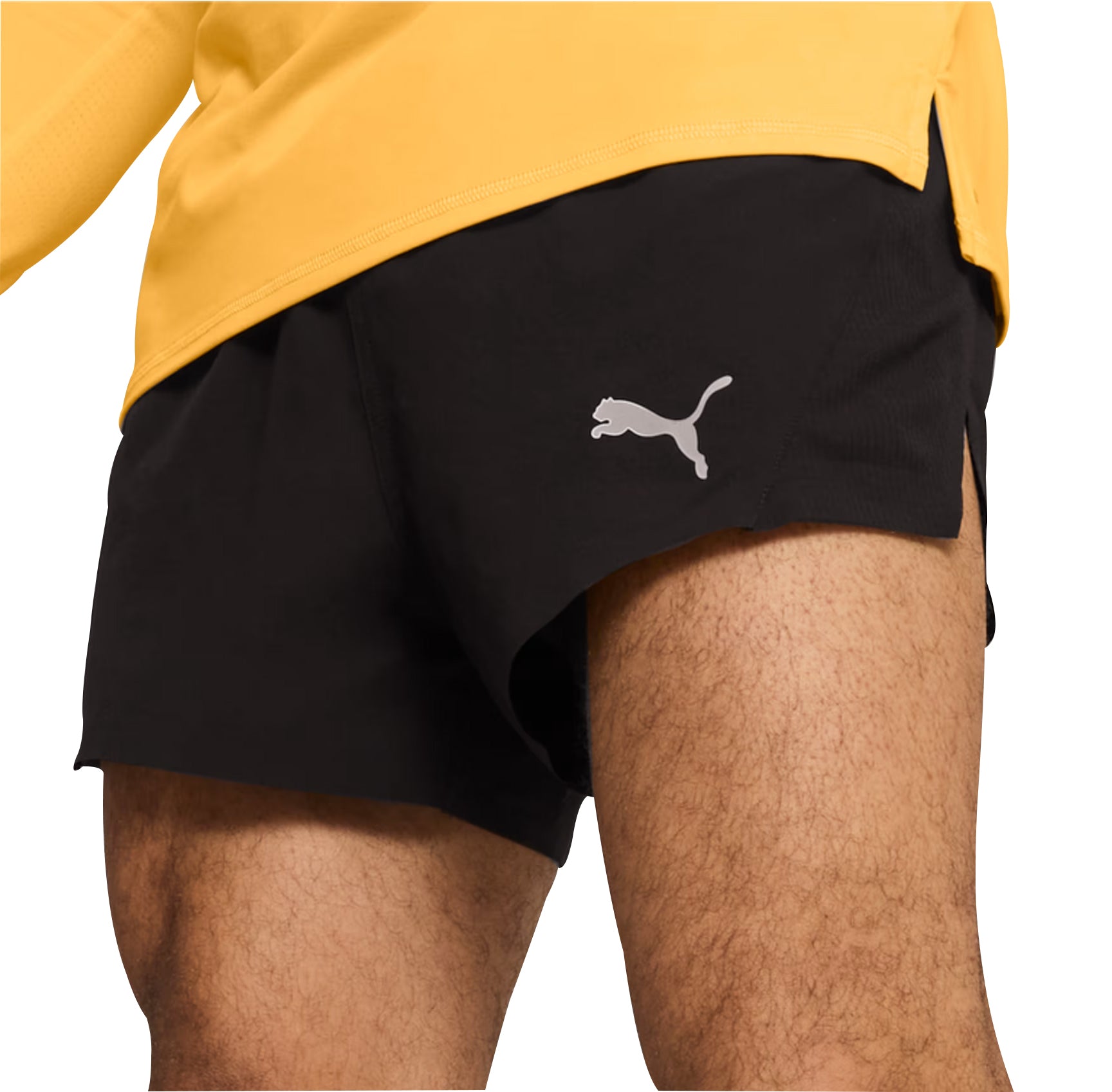 Running Shorts Men's Black Booty Shorts Puma Run Ultraweave