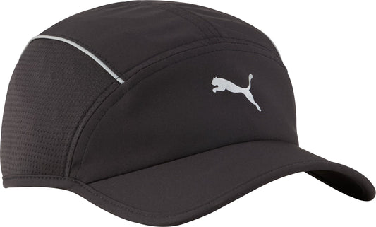 Puma Runner Short Visor 5 Panel Running Cap - Black