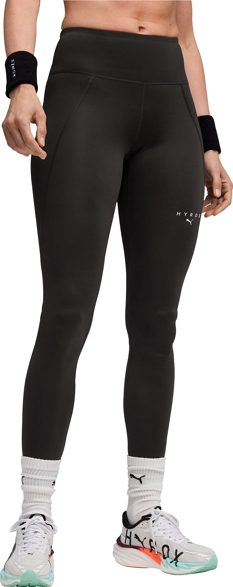 Puma X HYROX Essential Womens Long Training Tights - Black – Start