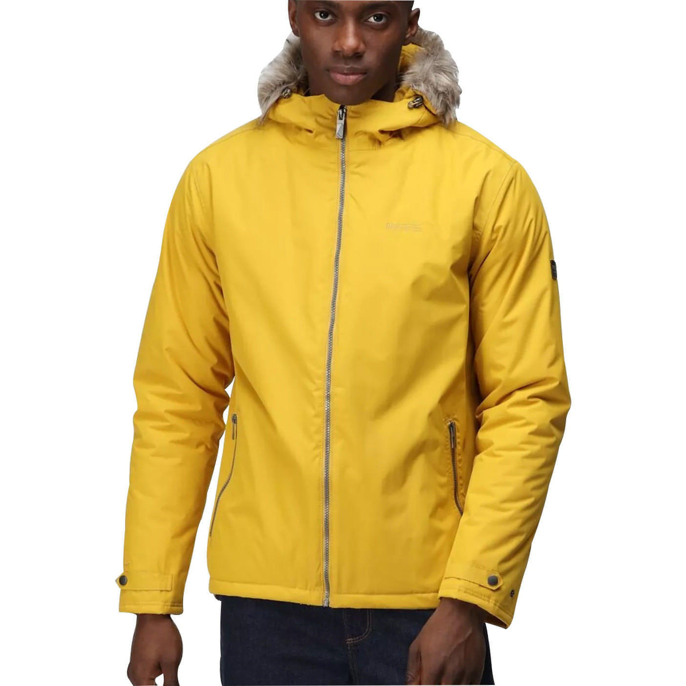 Regatta Haig Mens Waterproof Jacket - Yellow – Start Fitness