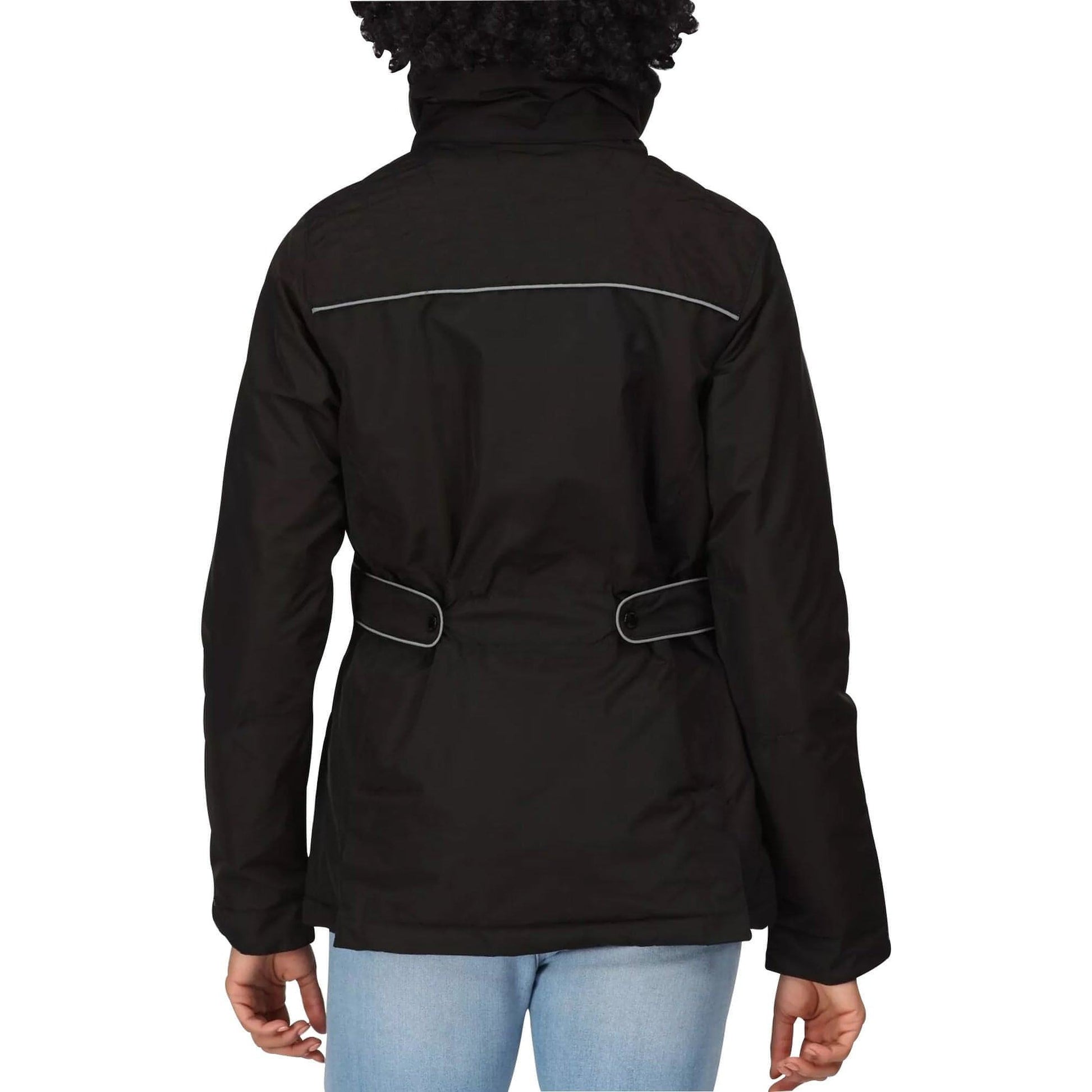 Regatta Linnette Insulated Waterproof Jacket Rwp324 Er9 Back View