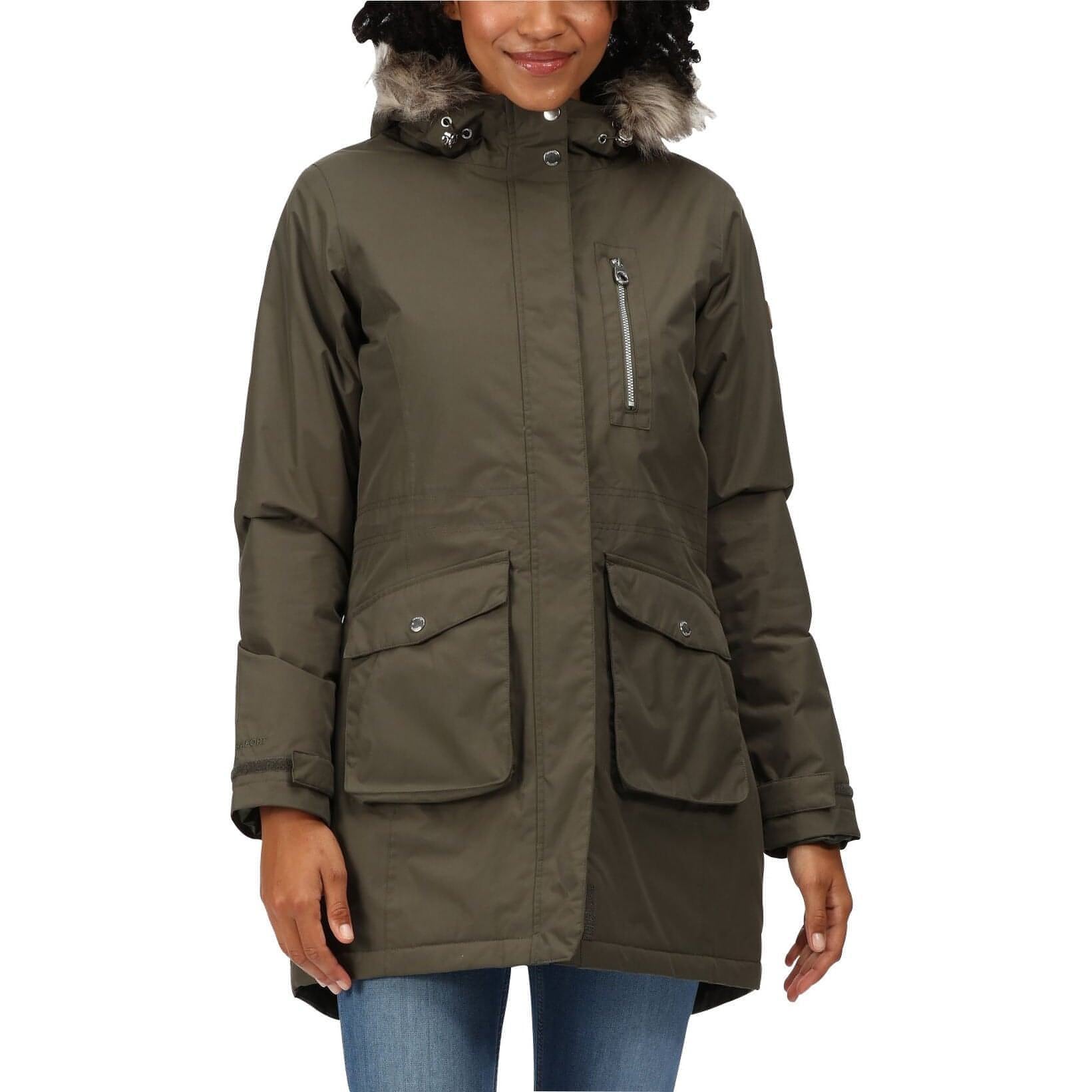 Regatta Serleena Insulated Womens Waterproof Jacket Green
