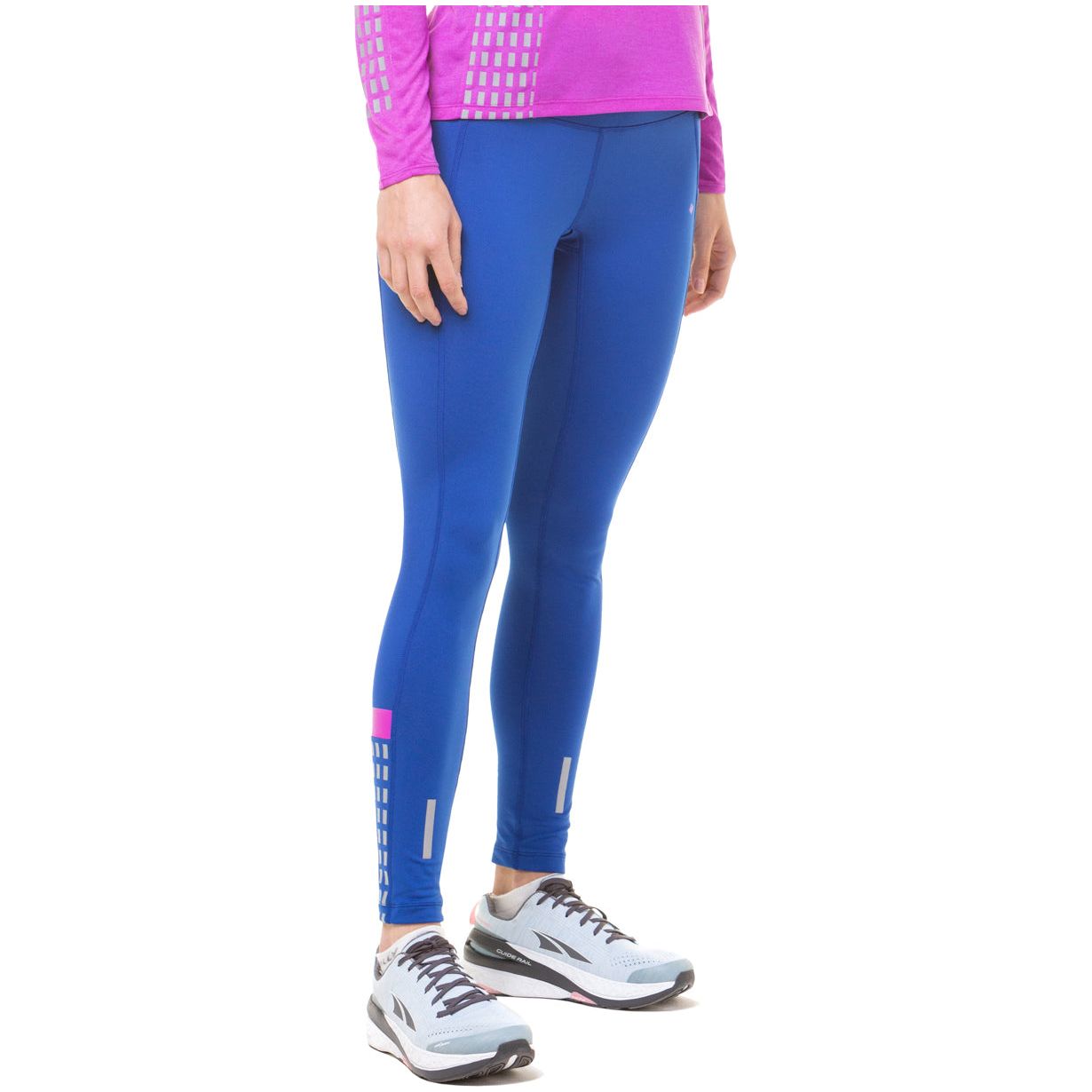 Ronhill Tech Afterhours Womens Long Running Tights - Blue – Start