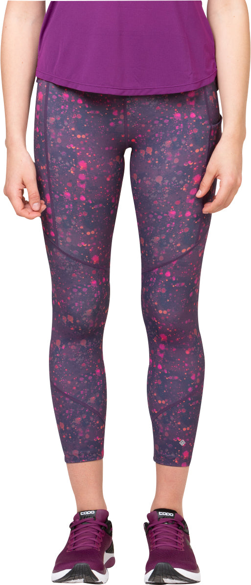 Ronhill Tech Womens 7/8 Running Tights - Purple
