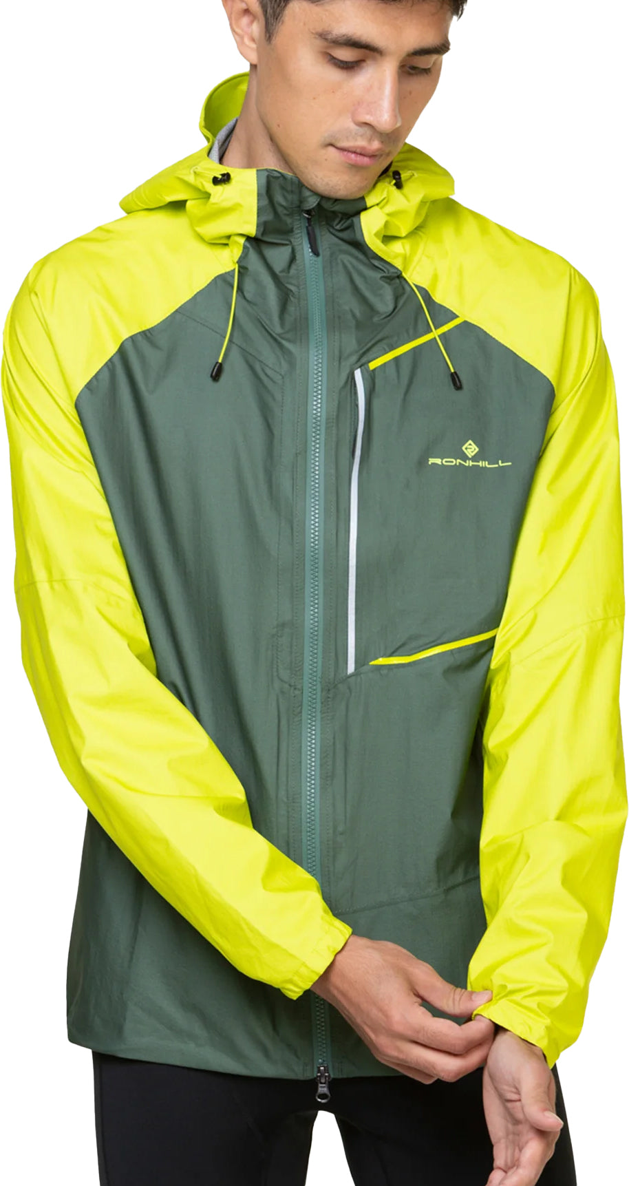Ronhill Tech Fortify Mens Running Jacket - Green â Start Fitness