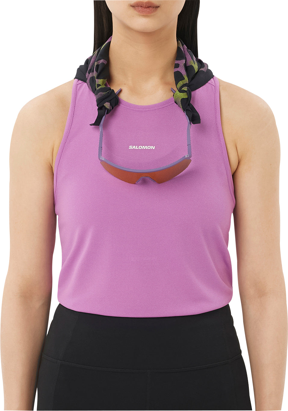 Salomon SHAKEout Core Womens Running Vest Tank Top - Purple