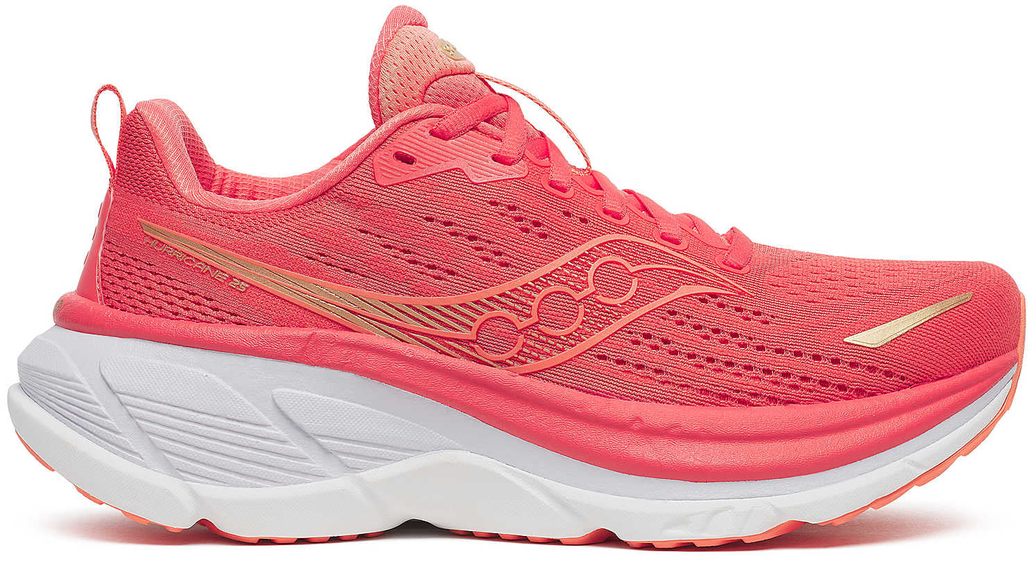 Saucony Hurricane 25 Womens Running Shoes - Pink – Start Fitness