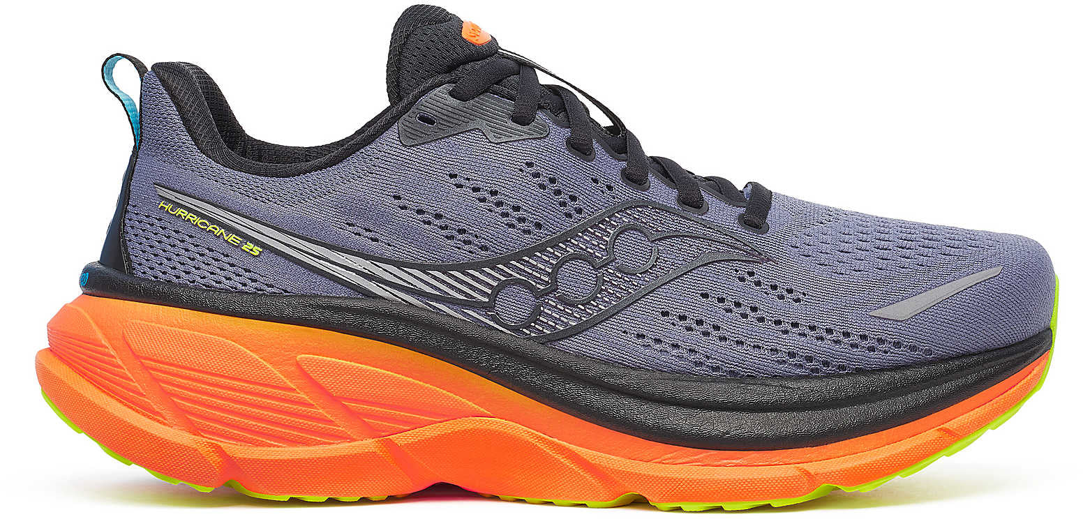 Saucony Hurricane 25 Mens Running Shoes Grey – Start Fitness