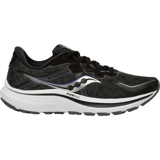 Saucony Omni 20 WIDE FIT Womens Running Shoes - Black