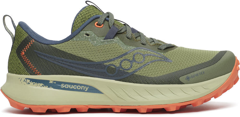 Saucony Peregrine 15 GORE-TEX Womens Trail Running Shoes Green