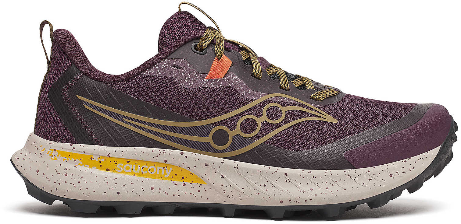 Saucony Peregrine 15 Trailrunningschuhe Damen – Mist Aloe, Leichter Geländeschuh Mit PWRRUN-Dämpfung, 4mm Sprengung