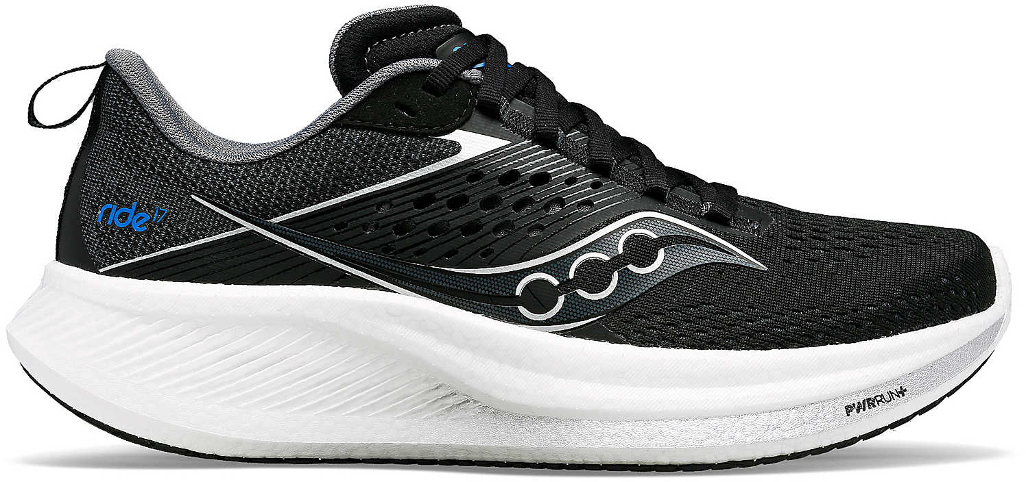 Saucony Ride 17 Womens Running Shoes Black Start Fitness