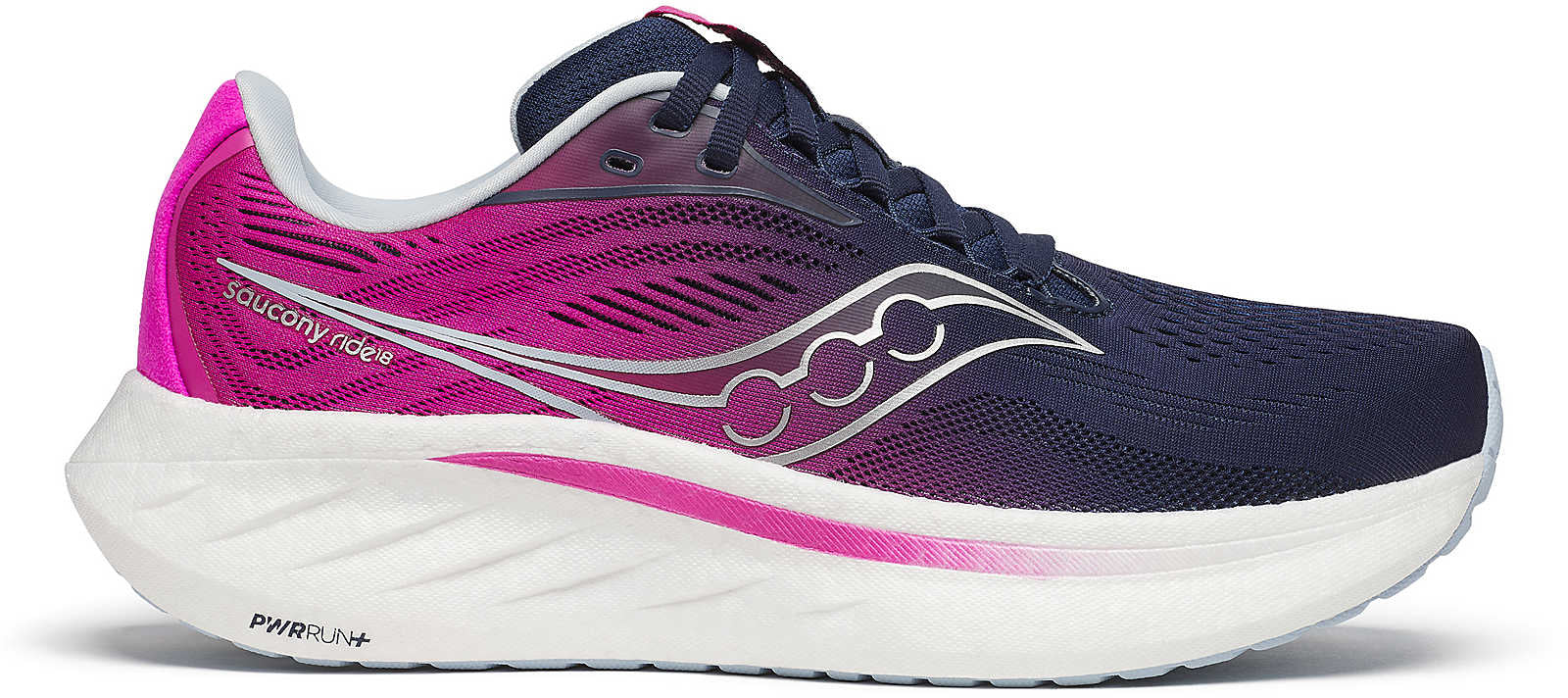 Saucony Ride 18 Womens Running Shoes Blue