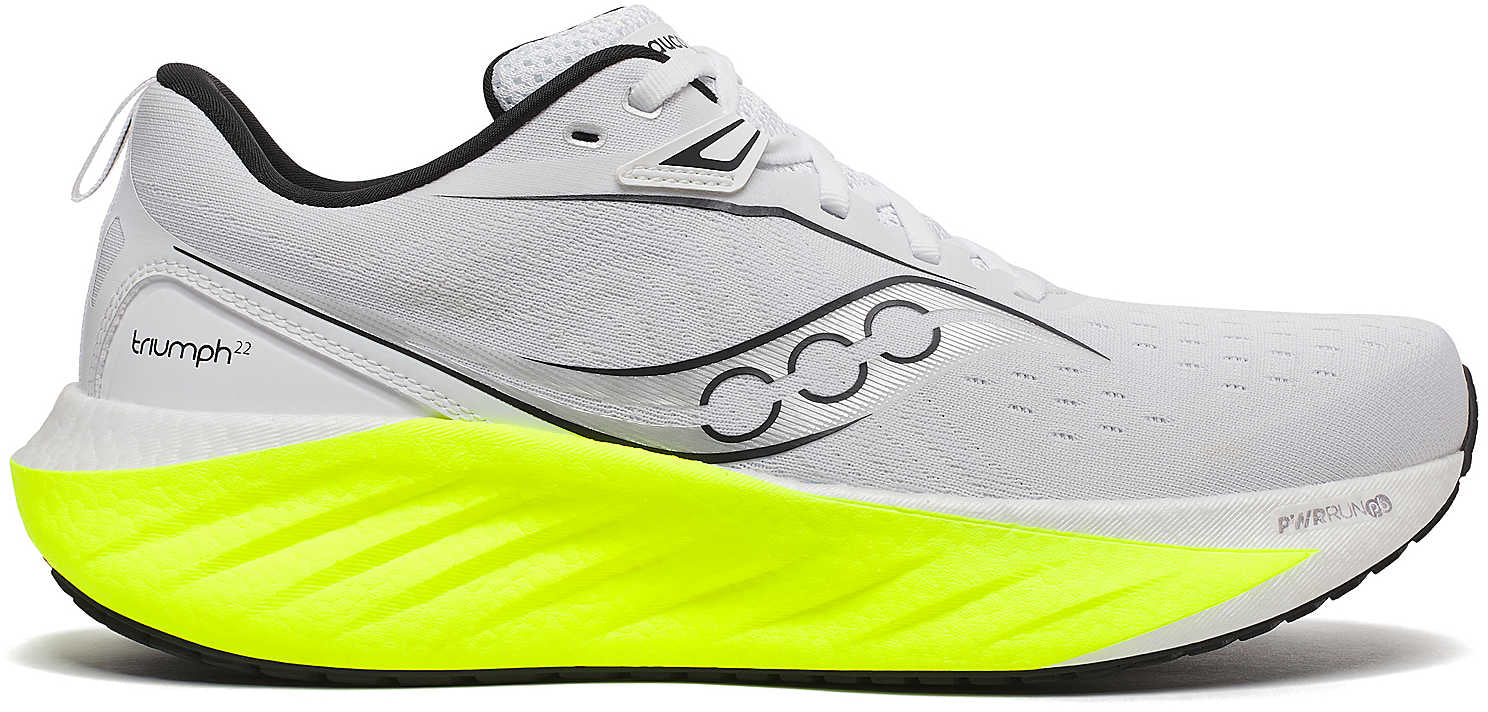 Saucony Triumph 22 Mens Running Shoes - White – Start Fitness