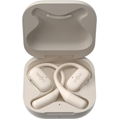 Shokz OpenFit Wireless Bone Conduction Running Headphones - Beige