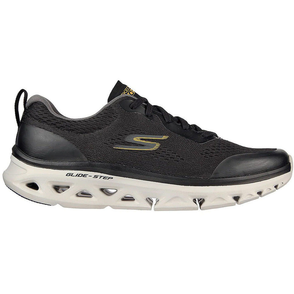 Skechers GoRun Glide-Step Flex Mens Running Shoes - Black – Start Fitness