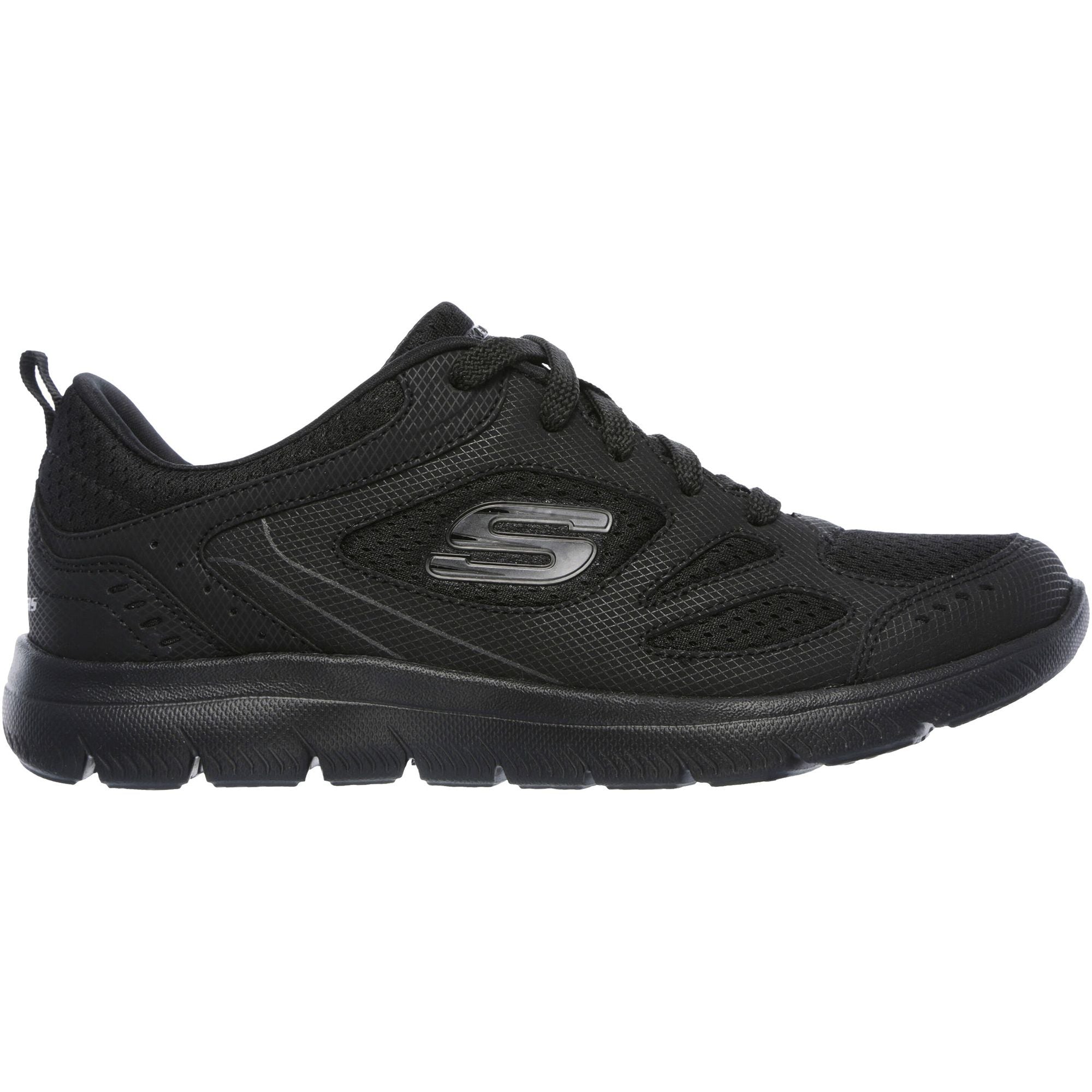 Skechers Summits Suited Womens Training Shoes - Black â Start Fitness