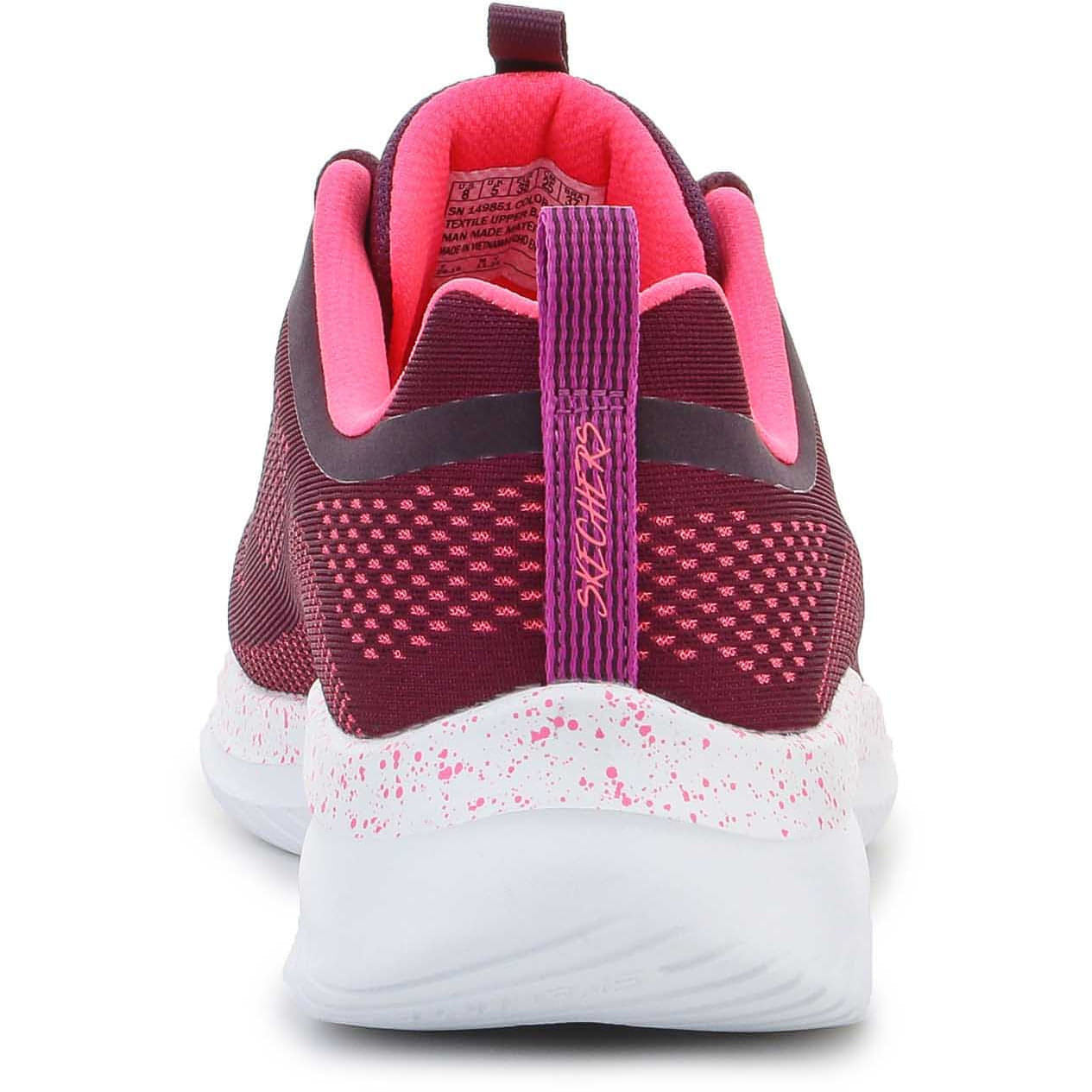 Skechers Ultra Flex New Horizon Plum Back View