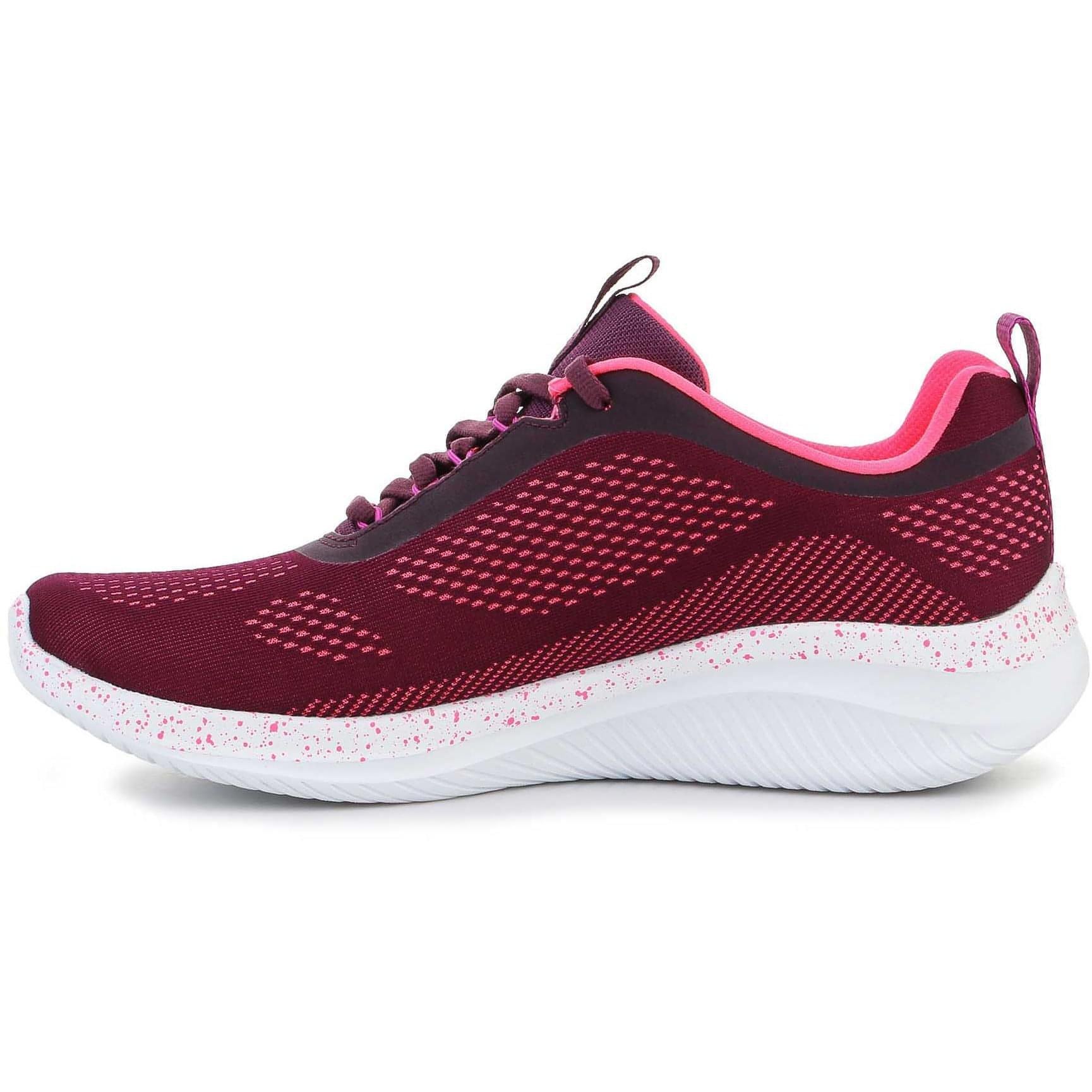 Skechers Ultra Flex New Horizon Plum Inside - Side View