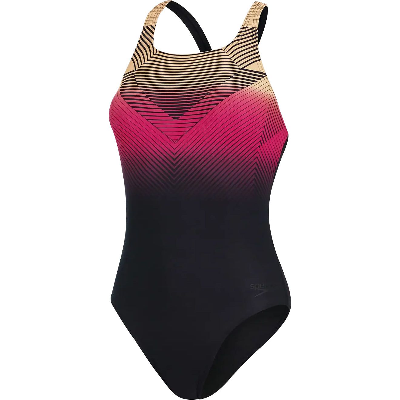 Speedo Digital Placement Medalist Swimsuit  Front - Front View