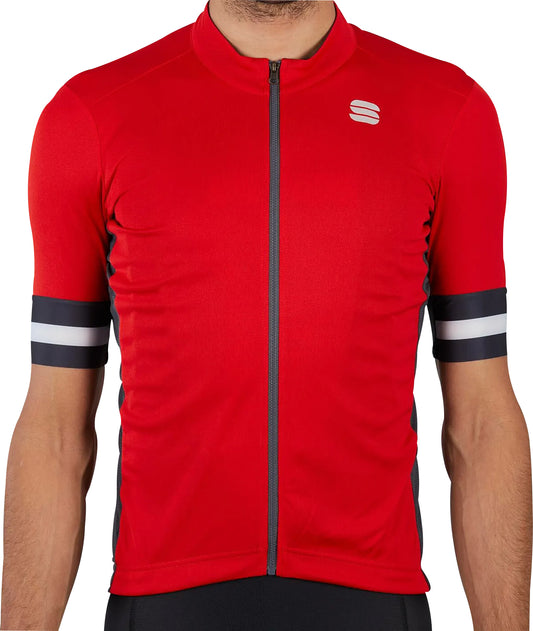 Sportful Kite Short Sleeve Mens Cycling Jersey - Red