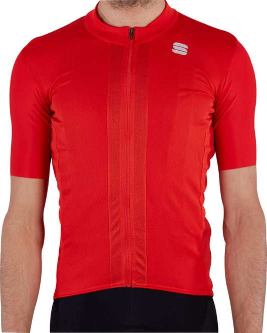 Sportful Strike Short Sleeve Mens Cycling Jersey - Red