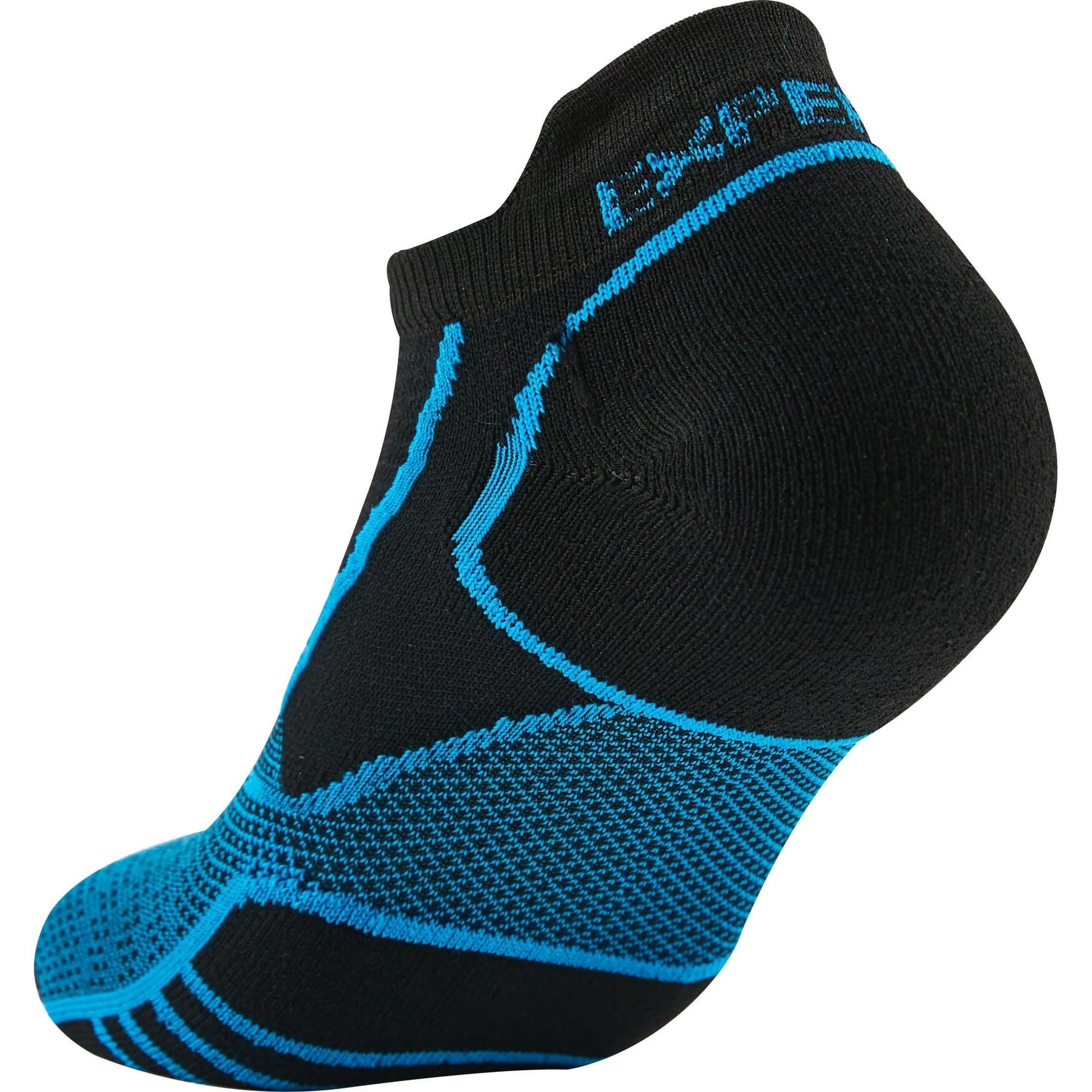 Thorlos Experia Prolite Ultra Light Cushion No Tab Socks Xptu01 Blub Back View
