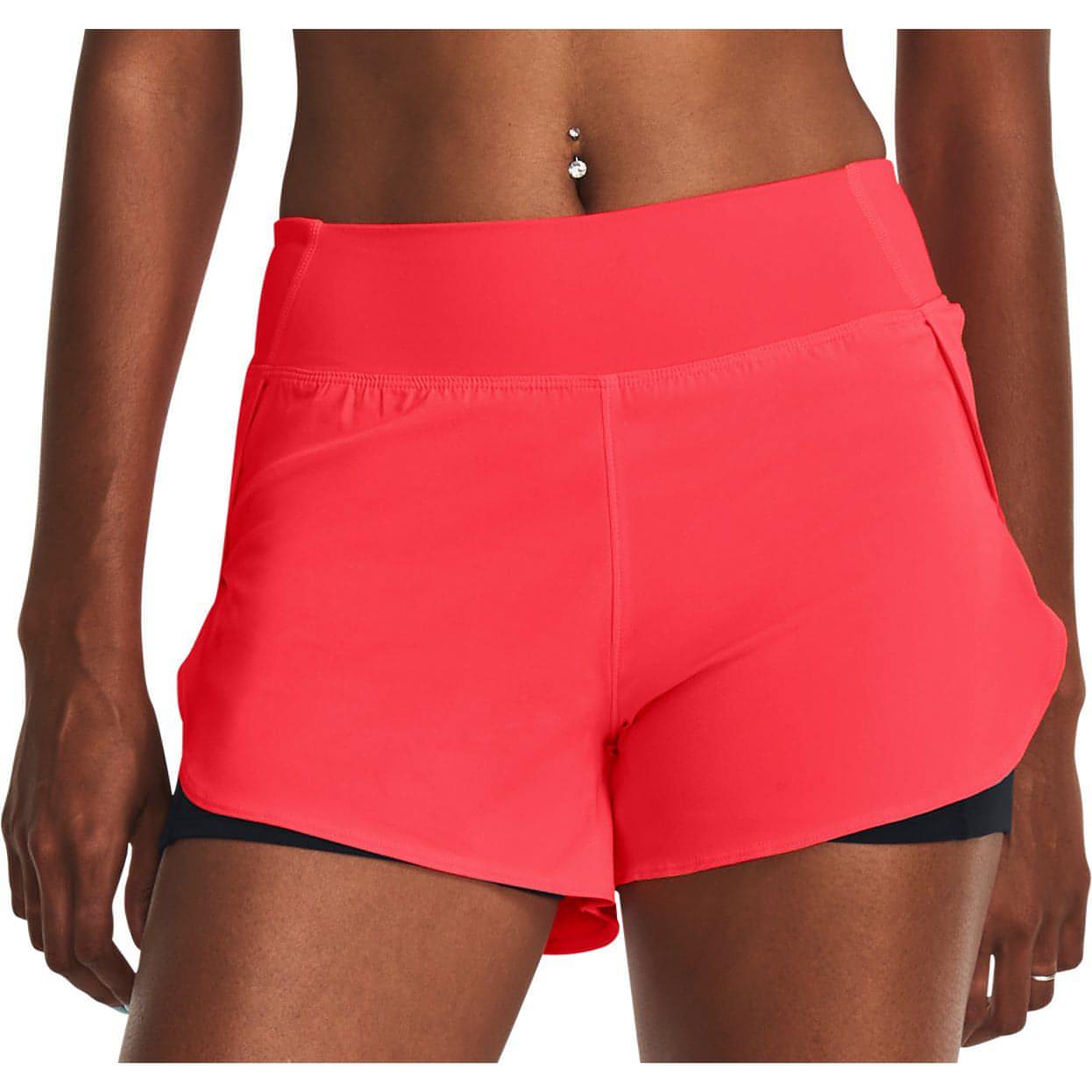 Under Armour Flex Woven 2 In 1 Womens Training Shorts - Pink – Start Fitness