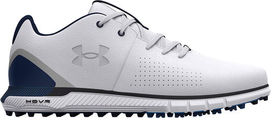 Under Armour HOVR Fade 2 Spikeless WIDE FIT Mens Golf Shoes - White