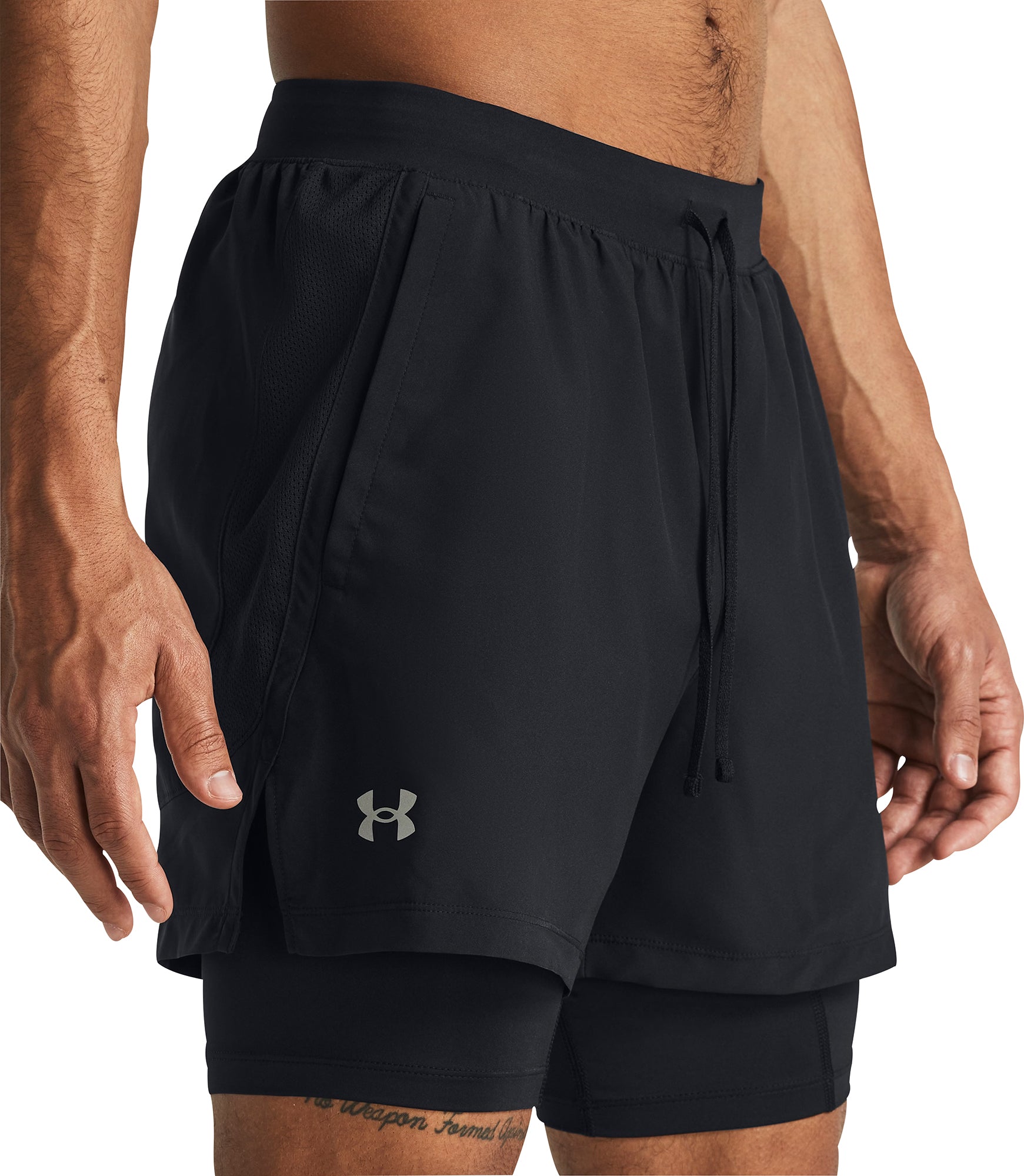 Under Armour Launch In Mens Running Shorts Black – Start Fitness