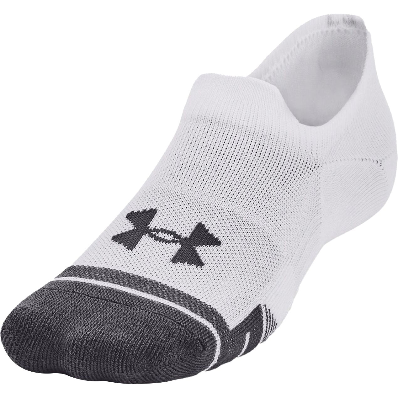 Under Armour Performance Tech Pack Ultra Low Tab Socks Front - Front View