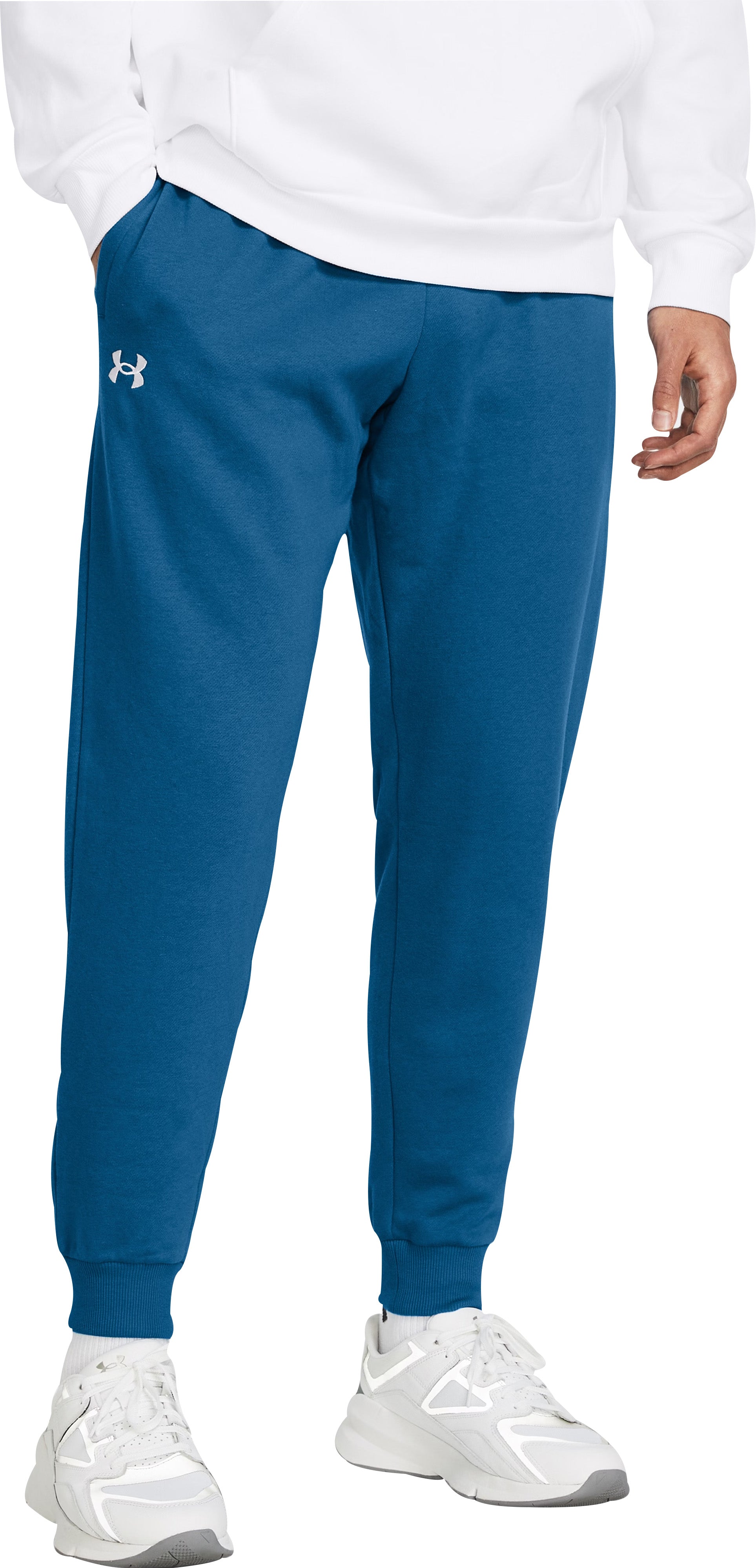 Under Armour Rival Fleece Mens Training Joggers Blue – Start Fitness