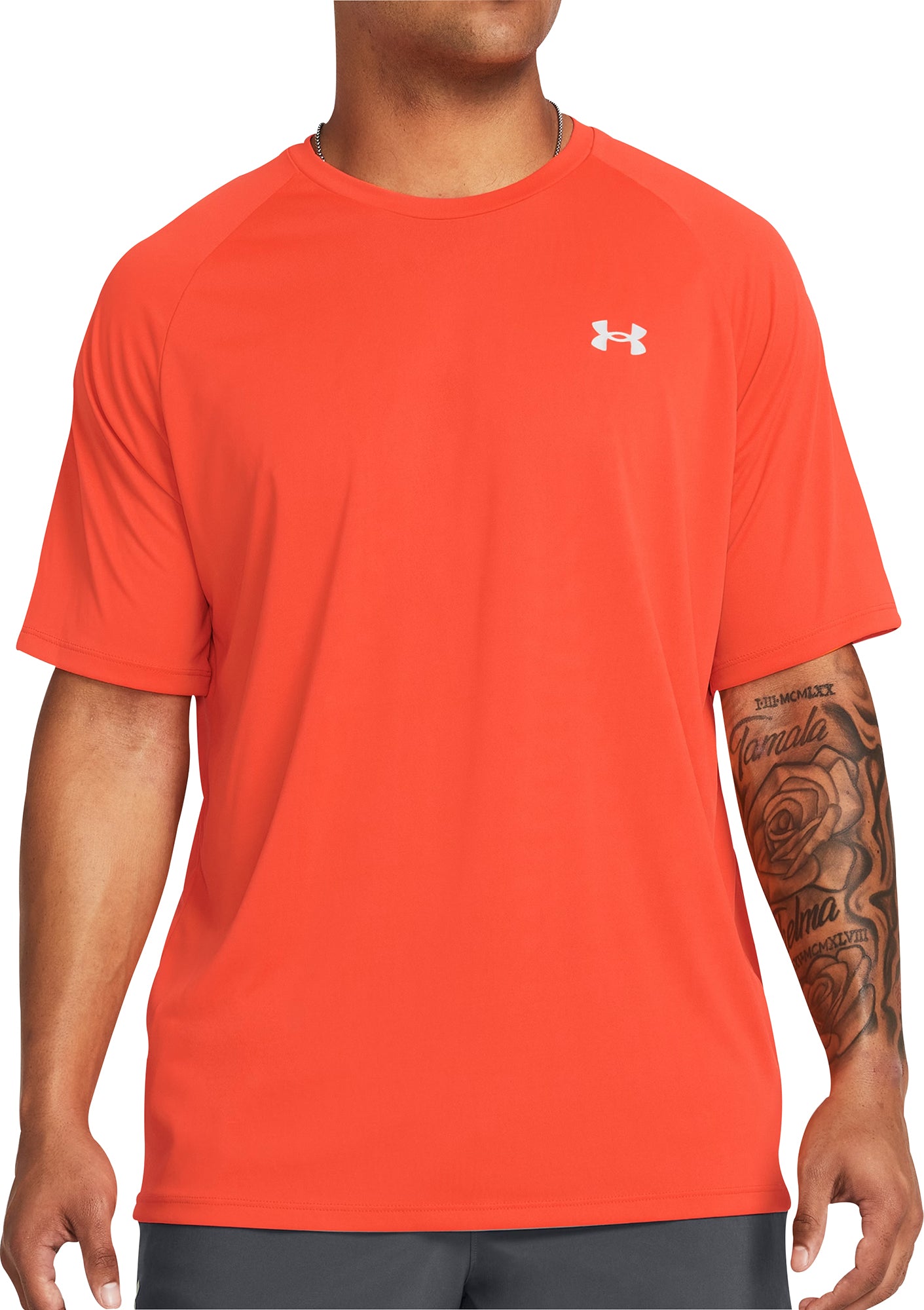 Drawstring Fitted Short Sleeve Workout Tops Under Armour Tech