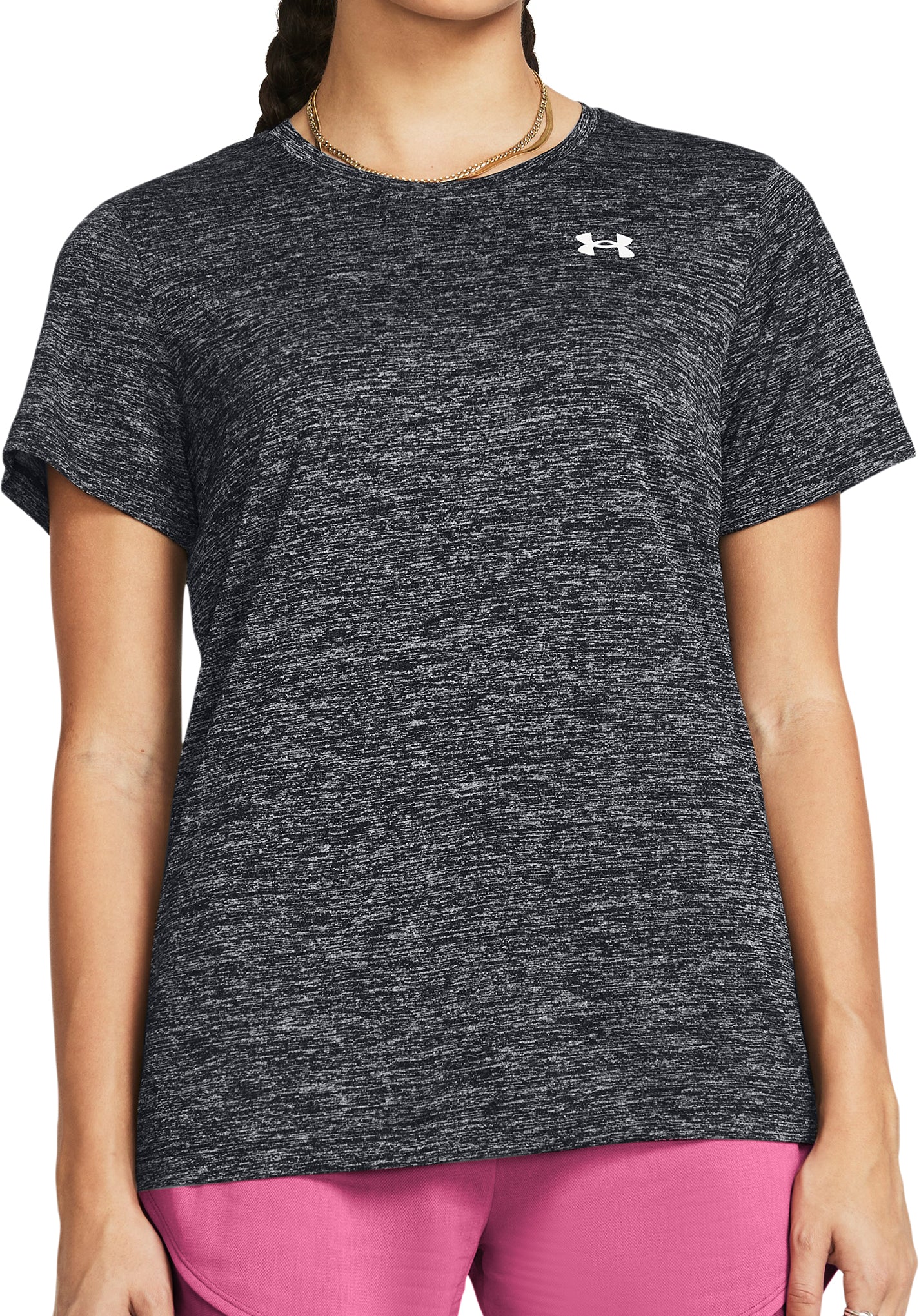 Under Armour Tech Twist Short Sleeve Womens Training Top Black