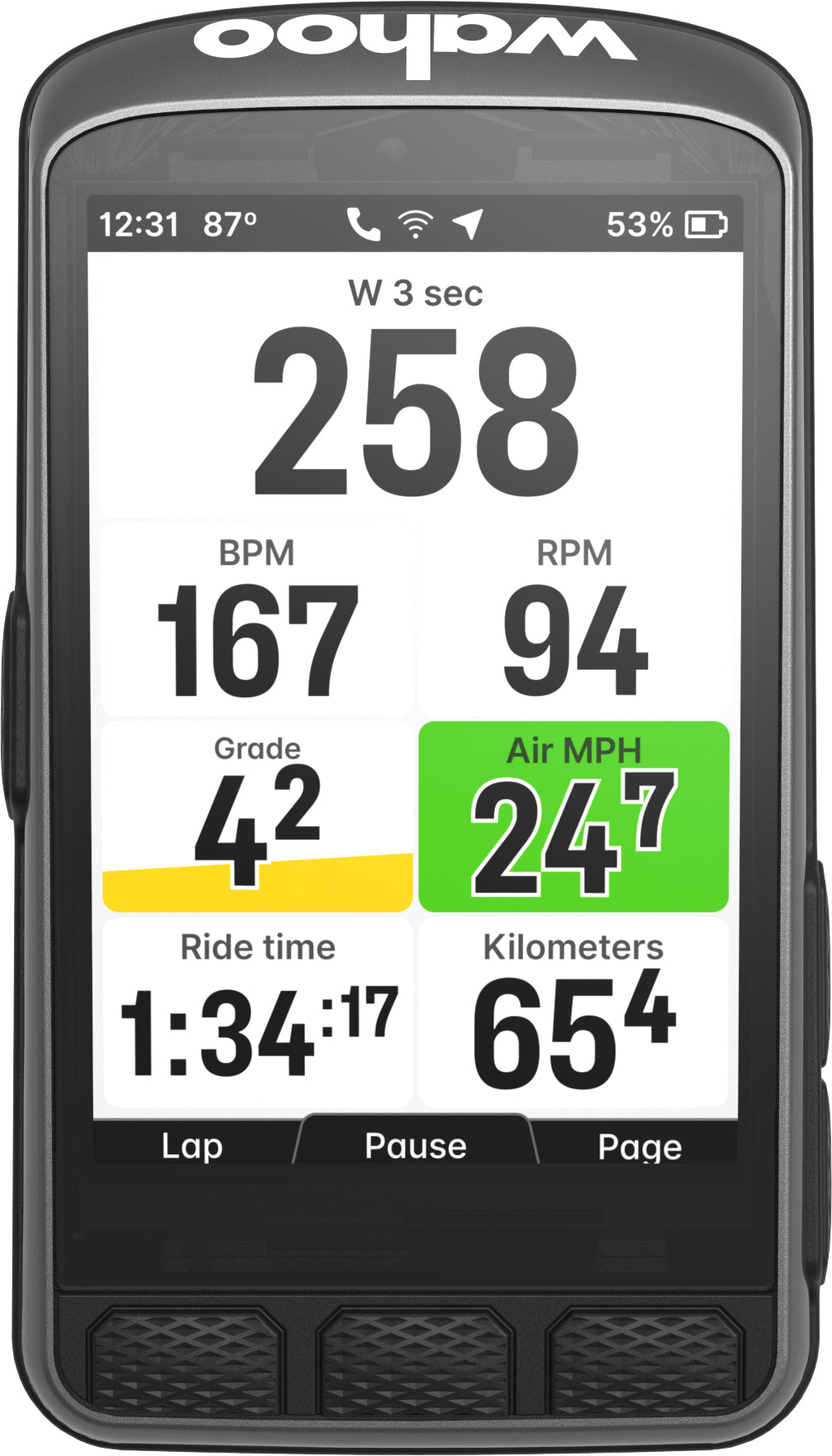 Wahoo ELEMNT ACE GPS Bike Computer Black – Start Fitness