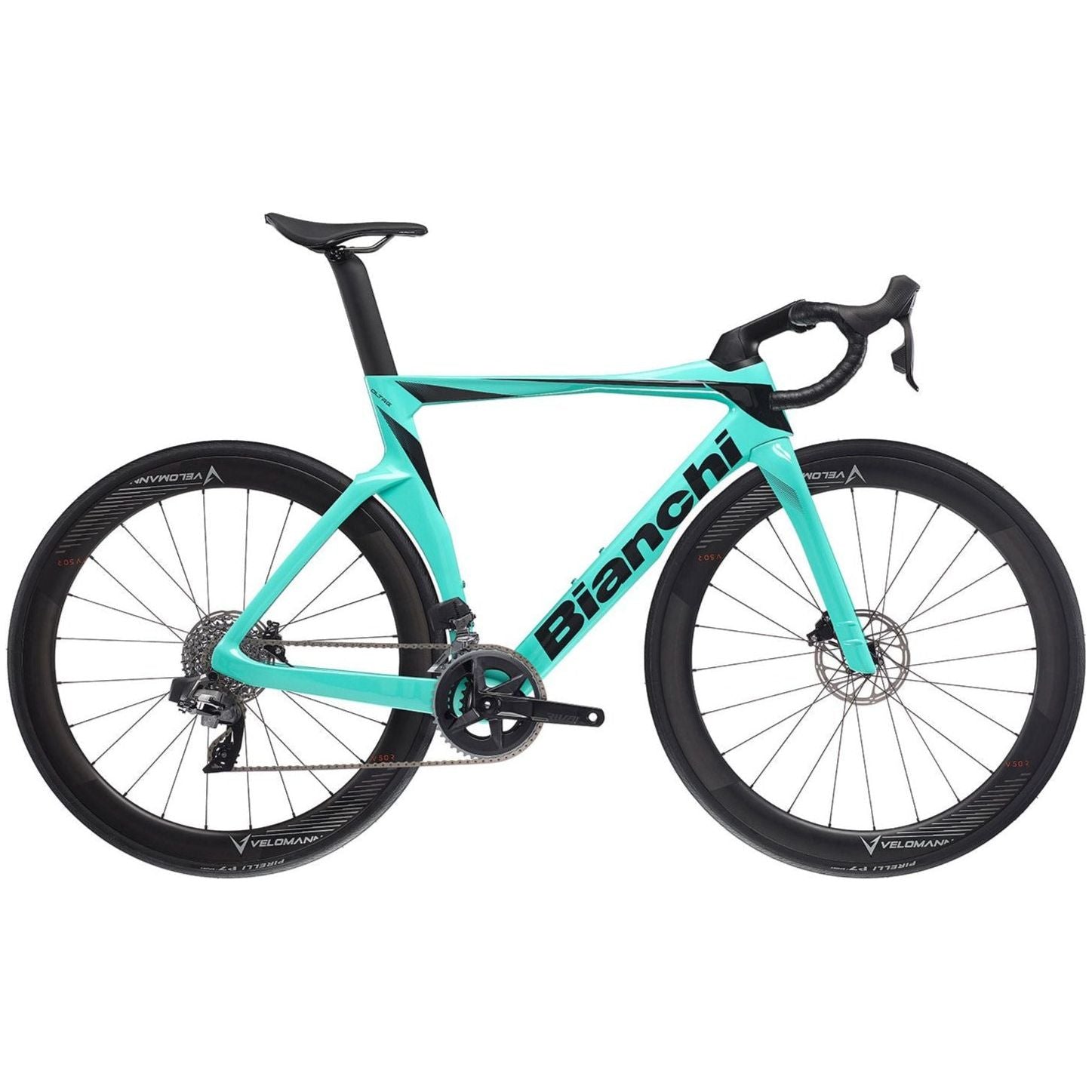 ビアンキBIANCHI INTENSO44 Bianchi Oltre Comp Rival AXS Carbon Road Bike 2025 - Celeste