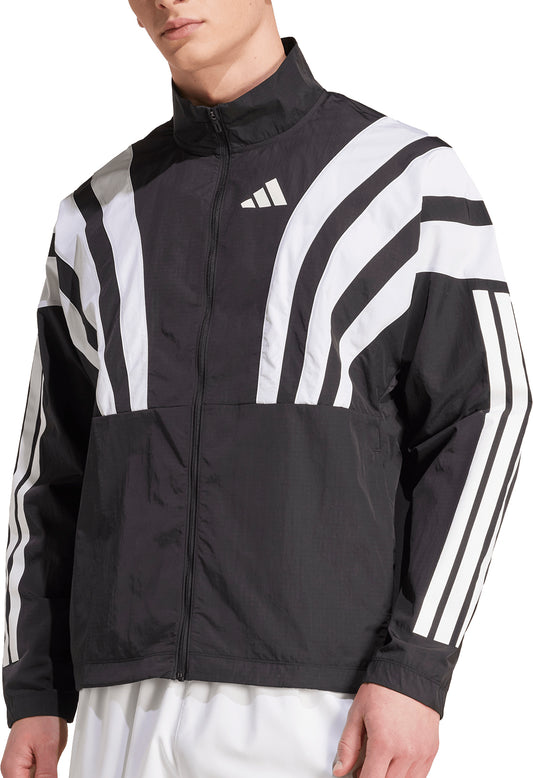 adidas Adizero Archive Mens Running Jacket - Black