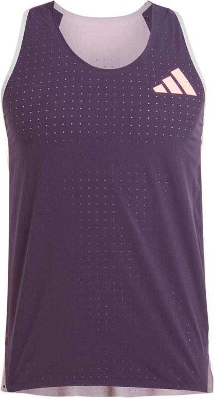 adidas Adizero Promo Mens Running Vest - Purple
