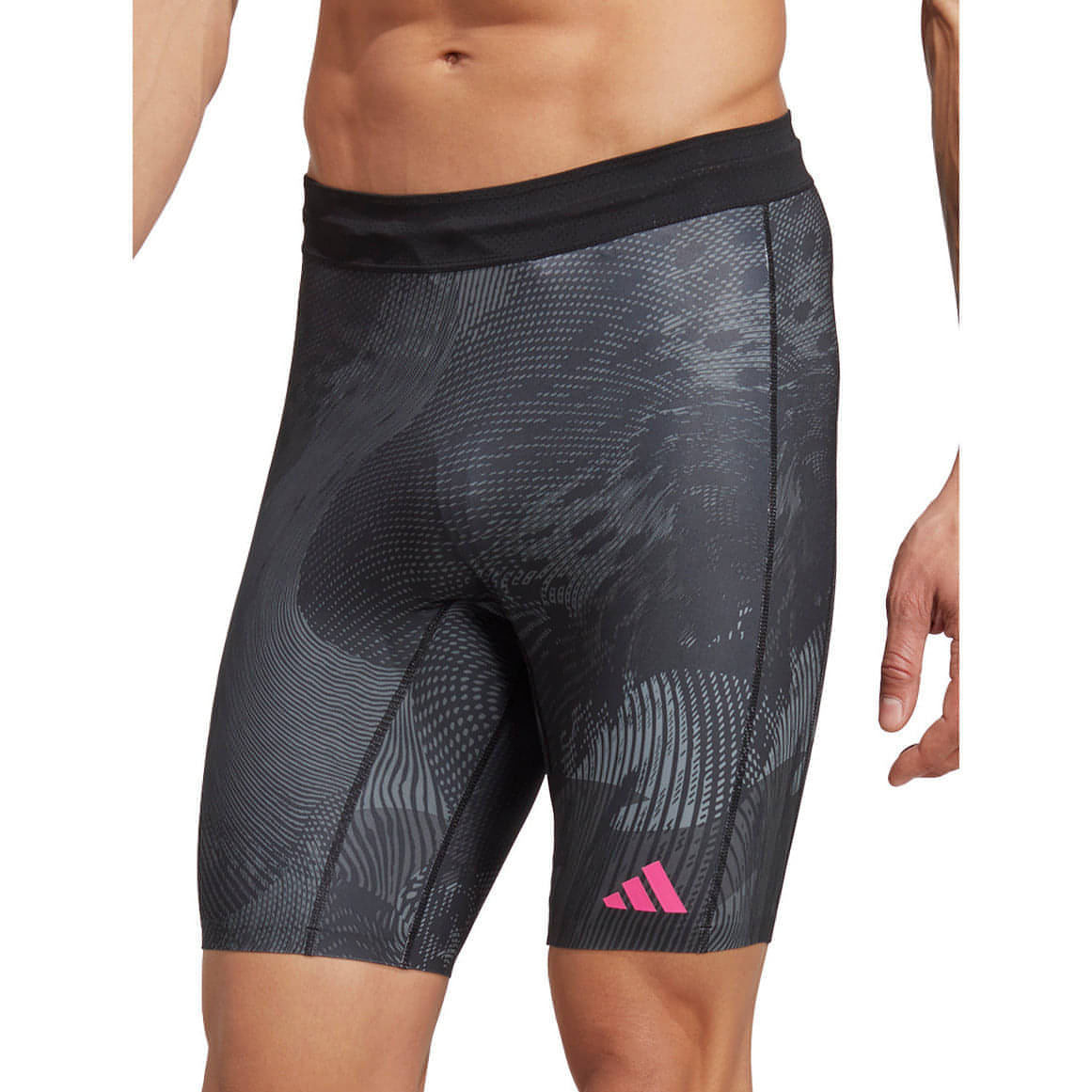 adidas Adizero Saturday Mens Short Running Tights Black – Start