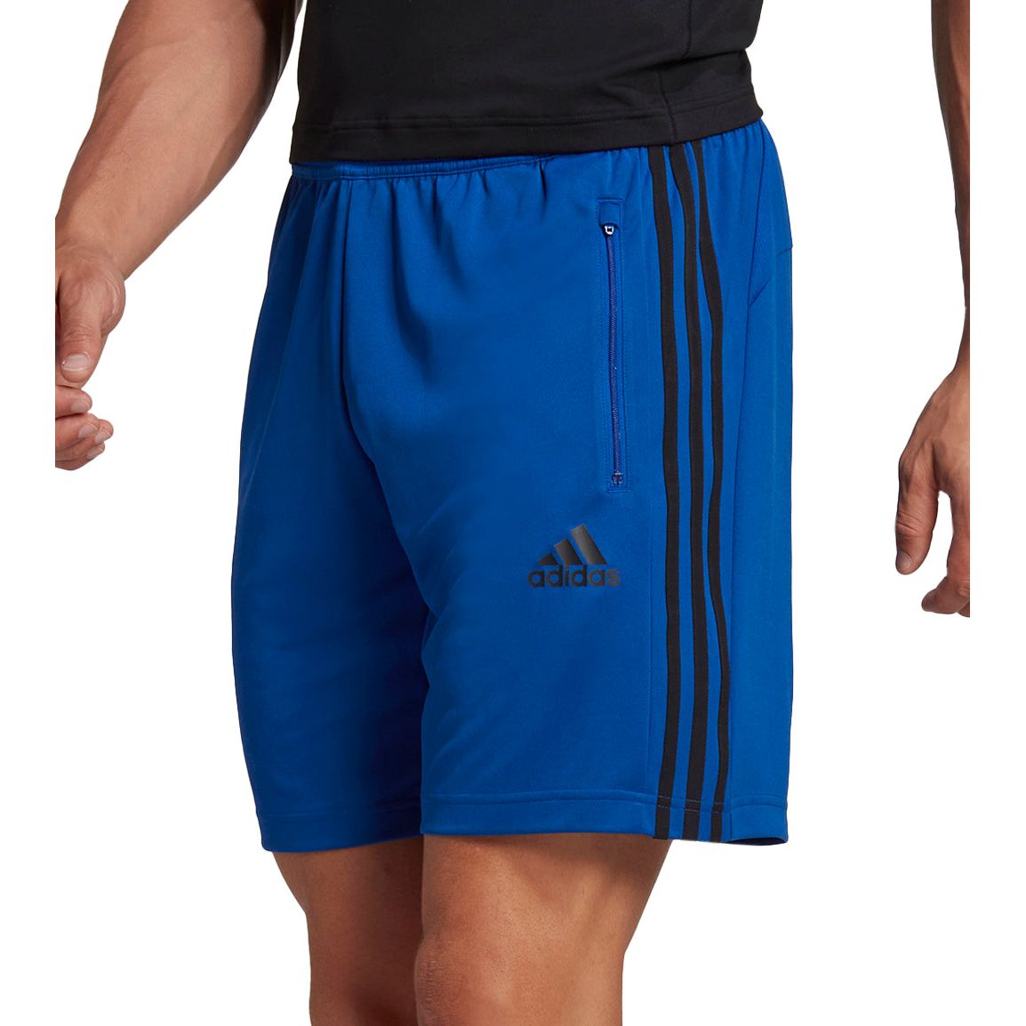 adidas Designed 2 Move 3 Stripes Mens Training Shorts - Blue – Start Fitness