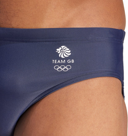 adidas Team GB Mens Swim Brief - Blue