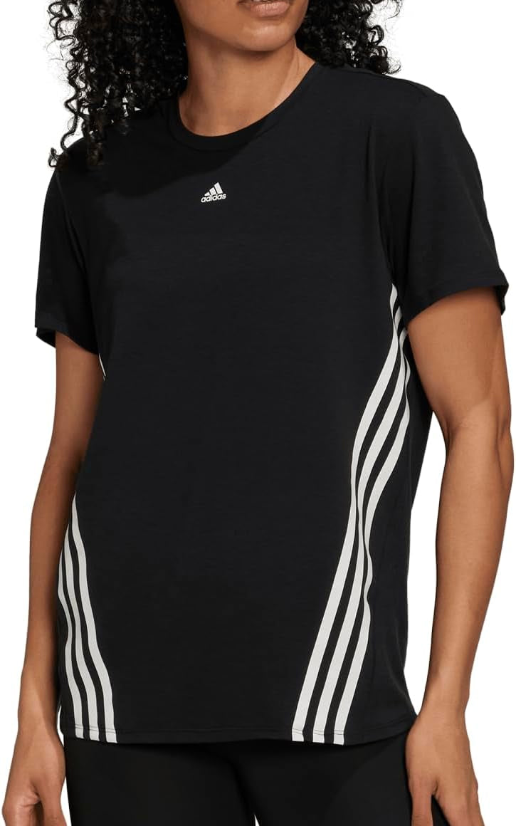 アディダス Adidas 【 Train Icons 3-Stripes T-Shirt (Plus Size) Womens Women 】 レディース アディダス（adidas）（レディース）トレイン アイコンズ スリー