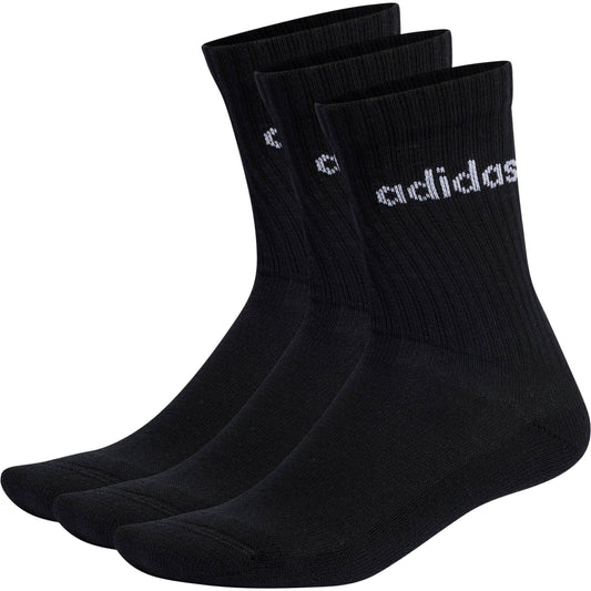 Adidas0Cushioned Linear Pack Crew Socks Ic1301